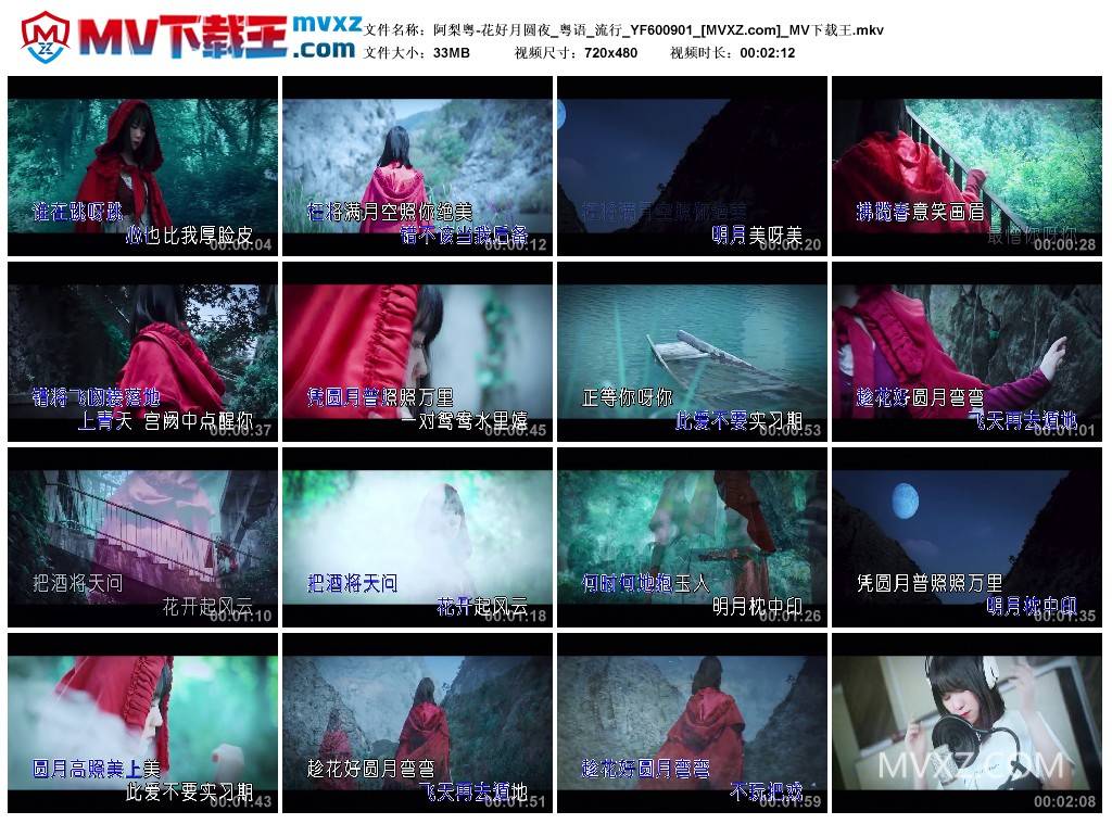 阿梨粤-花好月圆夜_粤语_流行_YF600901